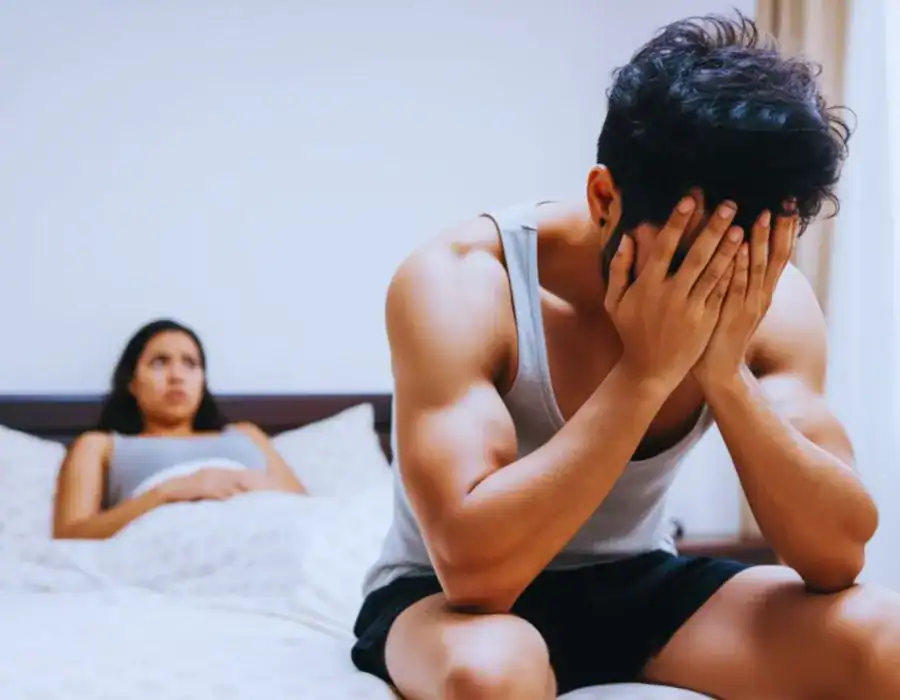 Image of upset man in need of erectile dysfunction treatment Waltham Abbey