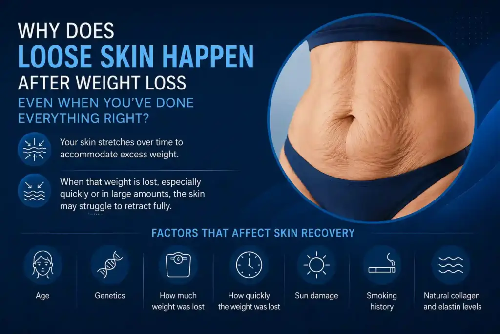 Why Does Loose Skin Happen After Weight Loss Even When You’ve Done Everything Right Waltham Abbey?