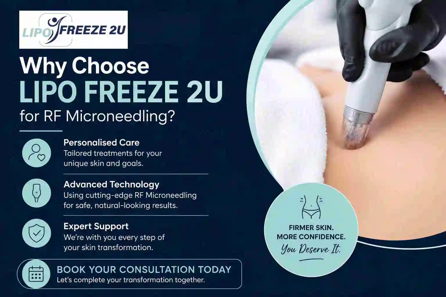 Why Choose LIPO FREEZE 2U for RF Microneedling Waltham Abbey?